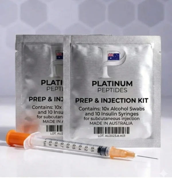 Alcohol swabs and syringes